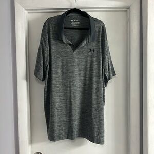 Men’s 4XL grey under armour polo